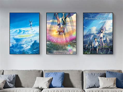 Weathering With You Movie Poster High Quality Decorative Canvas Prints ...