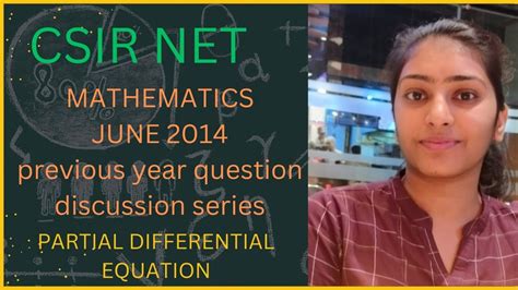 CSIR NET PDE Solutions CSIR NET MATHEMATICS JUNE 2014 PDE