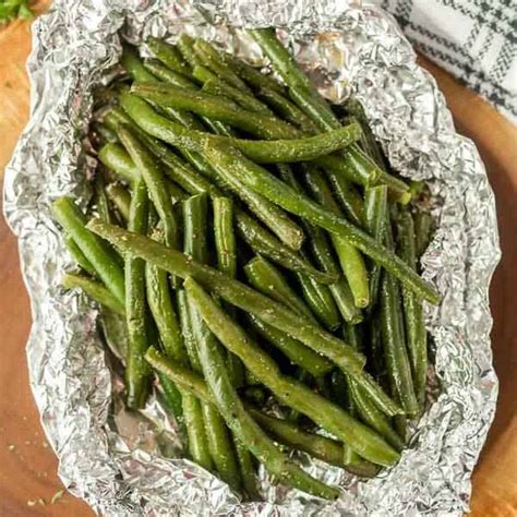 Grilled Green Beans Recipe