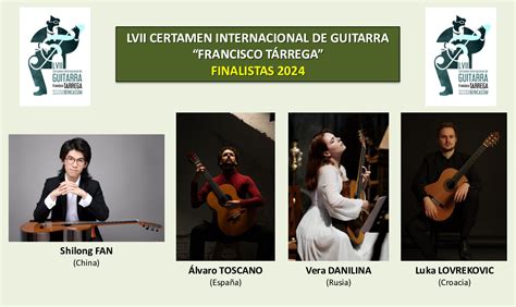 El Certamen Internacional de Guitarra Francisco Tárrega 2024 anuncia