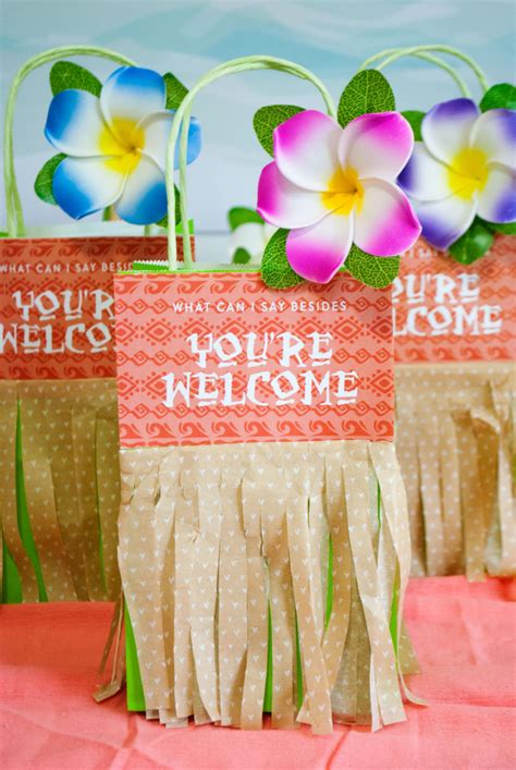 "You're Welcome" (in advance) for these Moana Birthday Party Ideas ...