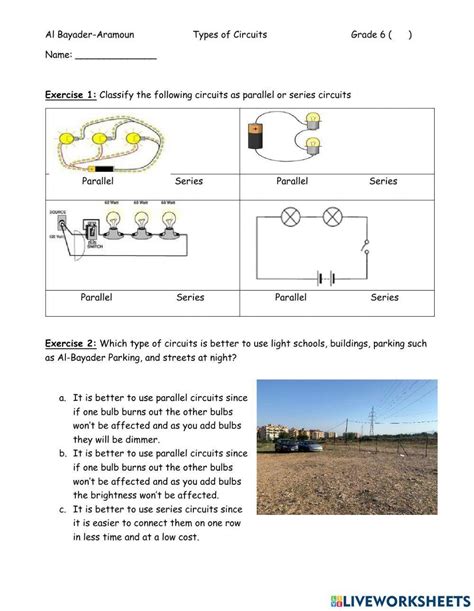 2049086 | Circuits Worksheet | NadaSobhieh