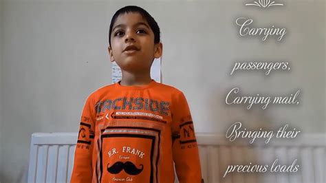 Trains Poem Class 3 English NCERT CBSE YouTube