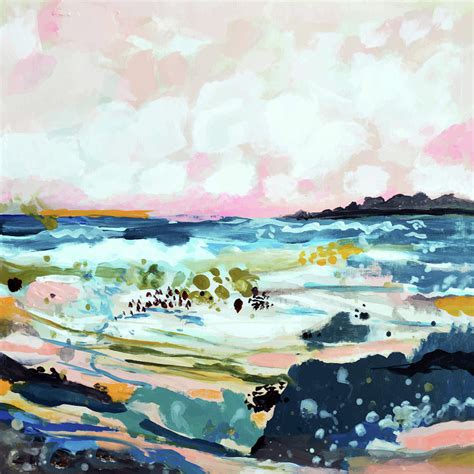 Surfscape Iv Painting By Karen Fields Fine Art America