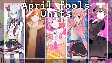 Ranking ALL 2022 April Fools Units Project Sekai YouTube