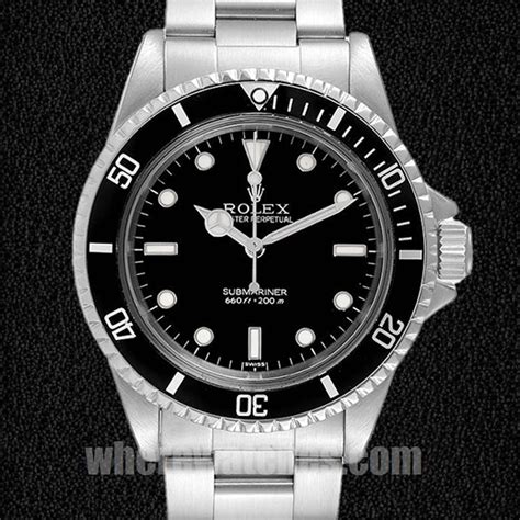 Rolex Submariner Pour Des Hommes Mm Bracelet Hu Tre Cadran Noir