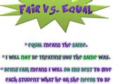 Fair Vs Equal Poster Worksheets Teachers Pay Teachers