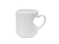 Sublimation Heart Shape Handled White Mug Bestsub Sublimation