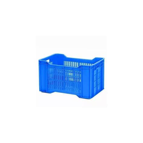 Blue SUPREME 48 Ltr 542x360x290 Mm Plastic Fruit Vegetable Crates PC