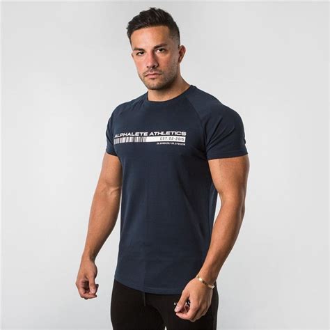 2019 New ALPHALETE T Shirts Men Short Sleeve T Shirt Cotton Mens Tees ...