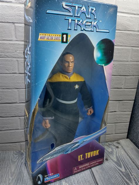 Star Trek Voyager Inch Figure Lt Tuvok Playmates Warp Factor