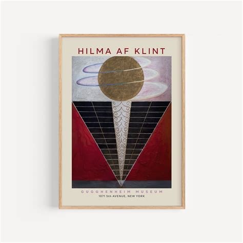 Affiche Hilma Af Klint Les Images De L Autel N Art Abstrait