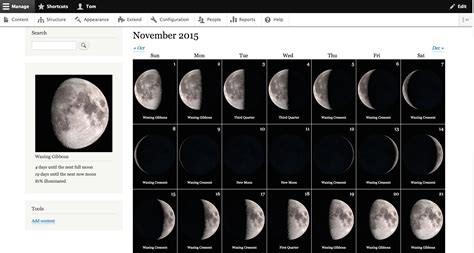 12 Phases Of The Moon