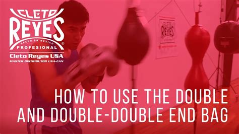 How To Use The Double And Double Double End Bag C Mo Utilizar La