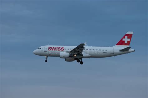 Hb Ijj Swiss Airbus A Jet In Zurich In Switzerland Editorial