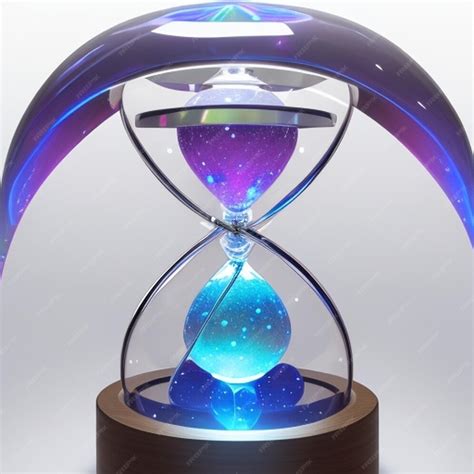 Premium AI Image | timing hourglass black hourglass countdown timer hourglass timeglass