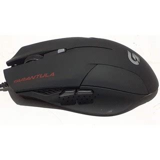 Mouse Gamer Spider Tarantula Om 702 Preto Vermelho Fortrek Shopee Brasil