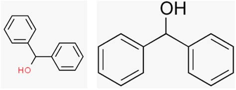 Diphenylmethanol Structure