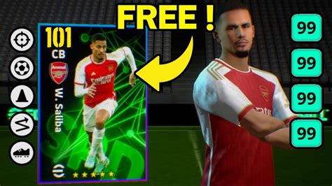 HOW TO TRAIN FREE SALIBA MAX LEVEL EFOOTBALL 2024 MOBILE YouTube