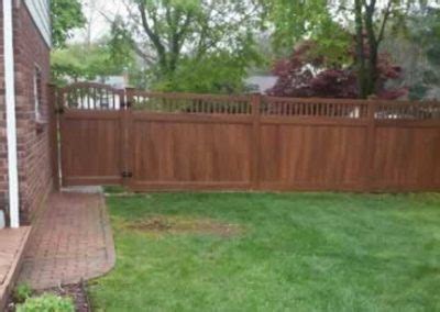 Wood Grain Vinyl Fences Gates Railings Liberty Fence Railing