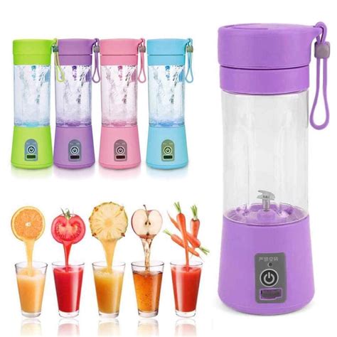 2020 Hot Sale High Quality 380ml USB Electric Fruit Juicer Handheld