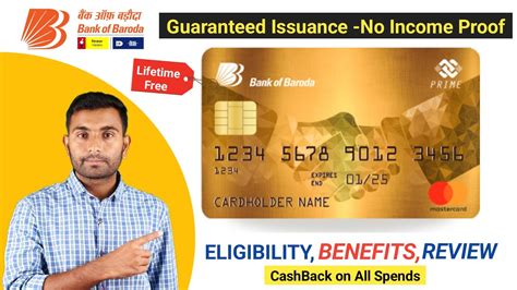 Bank Of Baroda Prime Credit Card Detailed Review Bob Lifetime Free