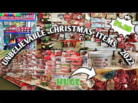 Come With Me To Dollar Tree 4 UNBELIEVABLE NEW CHRISTMAS ITEMS 2022