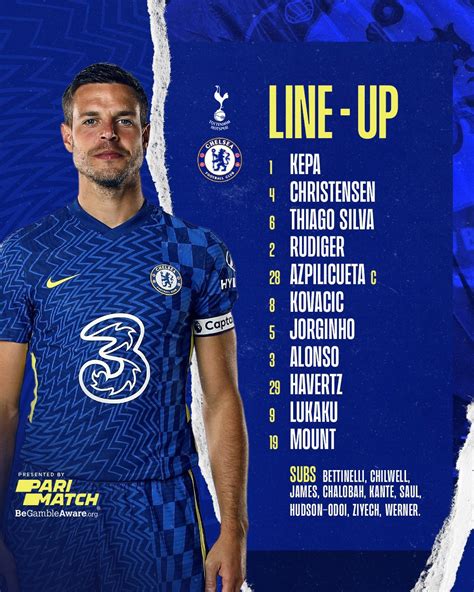 Here's how Chelsea line-up : r/coys