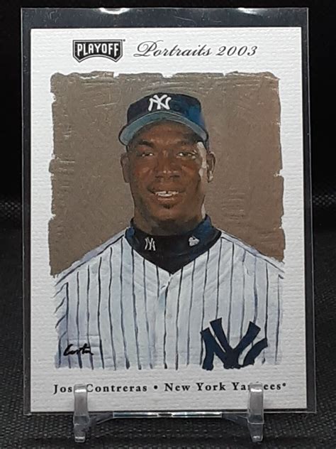 JOSE CONTRERAS 2003 PLAYOFF PORTRAITS ROOKIE YANKEES N1 EBay