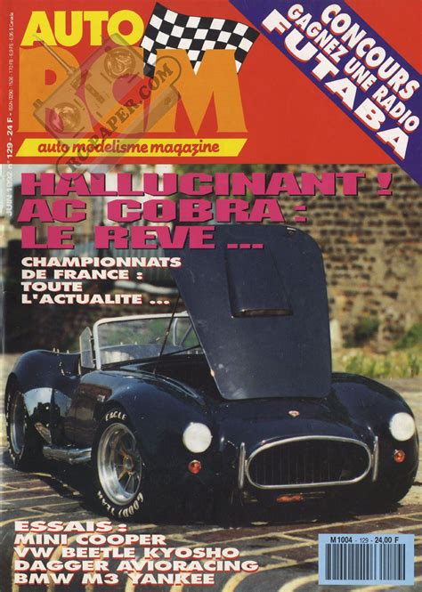 AUTO RCM N129 Juin 1992 RCmag Le Web Magazine Du Modelisme RC