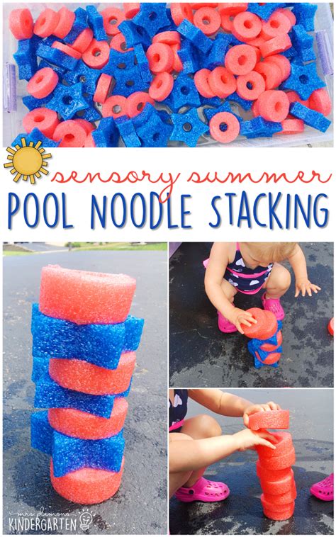 10 Ways to Play With Pool Noodles {Sensory Summer} - Mrs. Plemons' Kindergarten