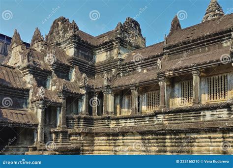 Details of the Architecture of the Temple in the Ancient City of Angkor ...