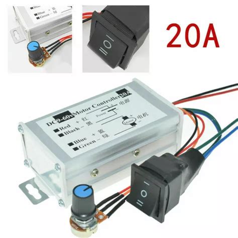 PWM MOTOR DREHZAHLREGLER Reversible Schalter Controller DC 12V 24V 36V