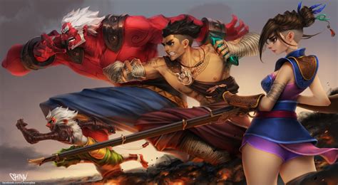 ArtStation - Fan Art : The Legend of Muay Thai, 9 Satra, Chanon ...