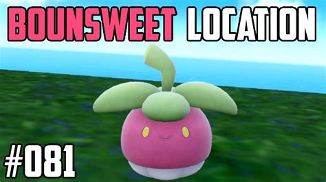 How To Catch Bounsweet Pokémon Scarlet And Violet Youtube