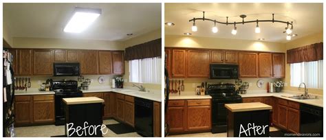 Mini Kitchen Remodel New Lighting Makes A World Of Difference Mom