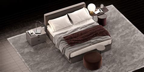 Minotti Powell Bed D Max Obj Unknown Fbx Free D