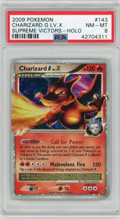 Pok Mon Individual Cards Pokemon Supreme Victors Charizard G Lv X