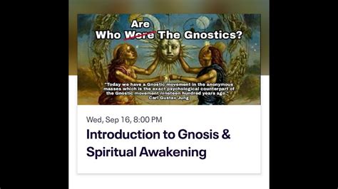 Introduction To Gnosis And Spiritual Awakening Youtube