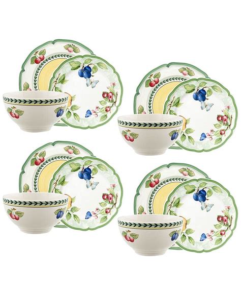 Villeroy And Boch French Garden Beaulieu 12 Pc Dinnerware Set Service