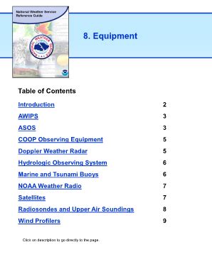 Fillable Online Nws Noaa Section Equipment Noaa Nws Noaa Fax