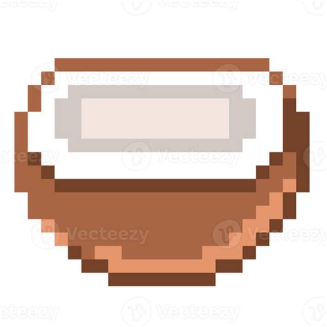 Coconut Pixel Art 28044437 PNG