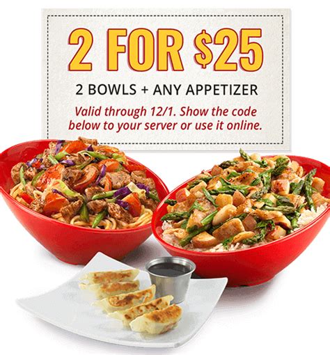 2 Bowls and Appetizer $25 is Back! - Genghis Grill Coupons