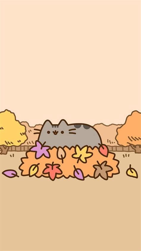 Pusheen Fall Wallpaper Computer