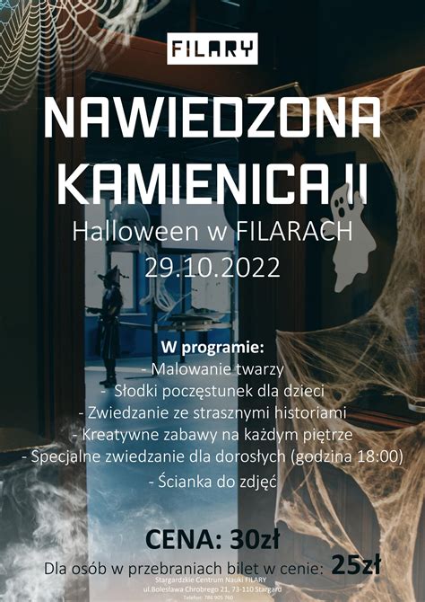 Hallowen W Filarach Nawiedzona Kamienica Stargard Oficjalna Strona