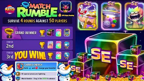 Match Rumble Player Lightning Strike Shared Energy Prizes Small Se