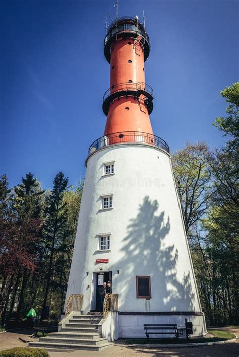 Lighthouse In Rozewie Poland Editorial Photography Image Of