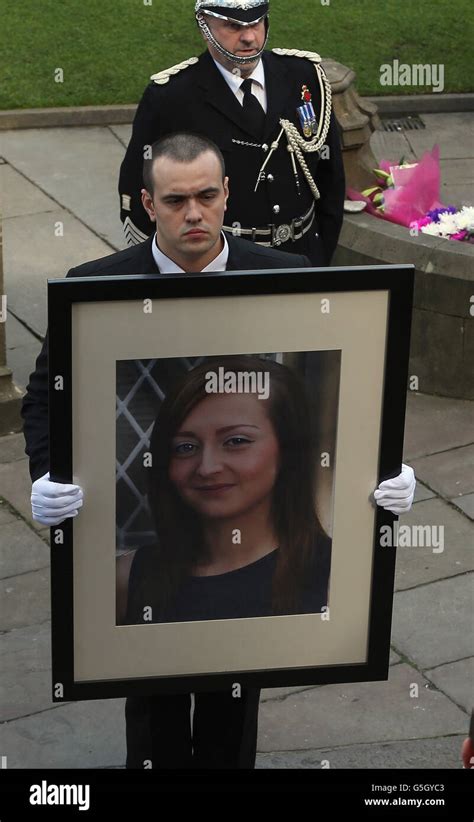 Nicola Hughes funeral Stock Photo - Alamy