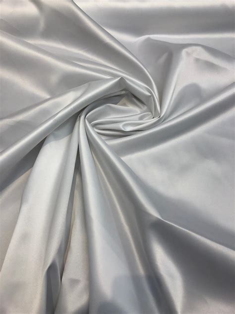 Polyester Polyana White Artificial Silk Fabric By The Yard Affordable