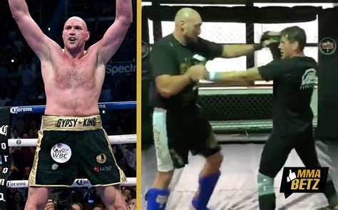 Tyson Fury training for MMA debut with Darren Till - watch it here